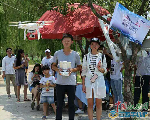 無人機走進仁和藥業863國家科技園